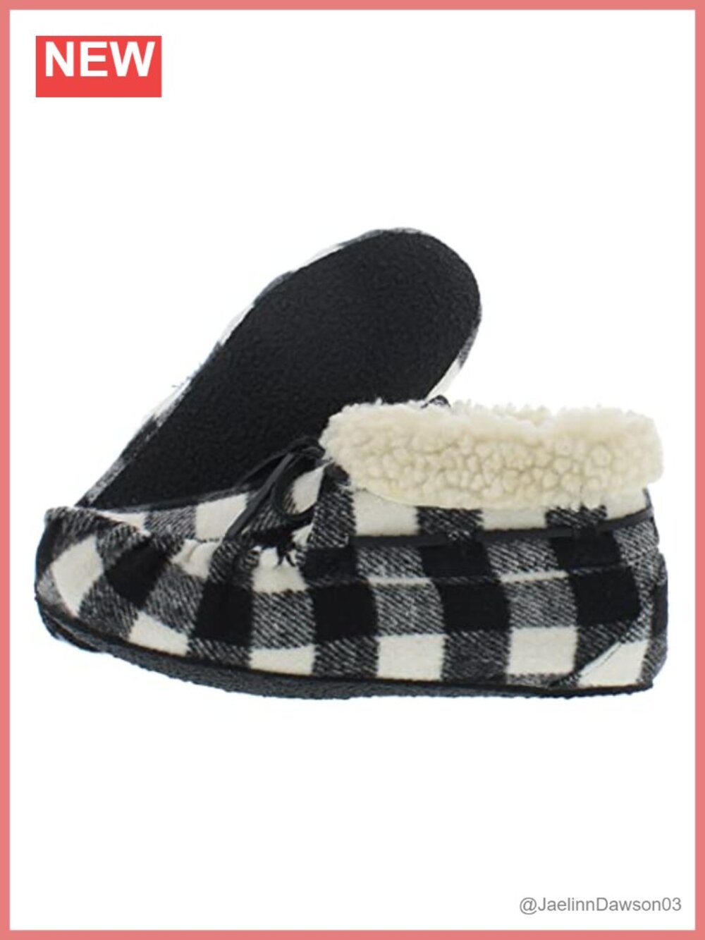Mocc/Outdoor Slipper with Bow and Fringe